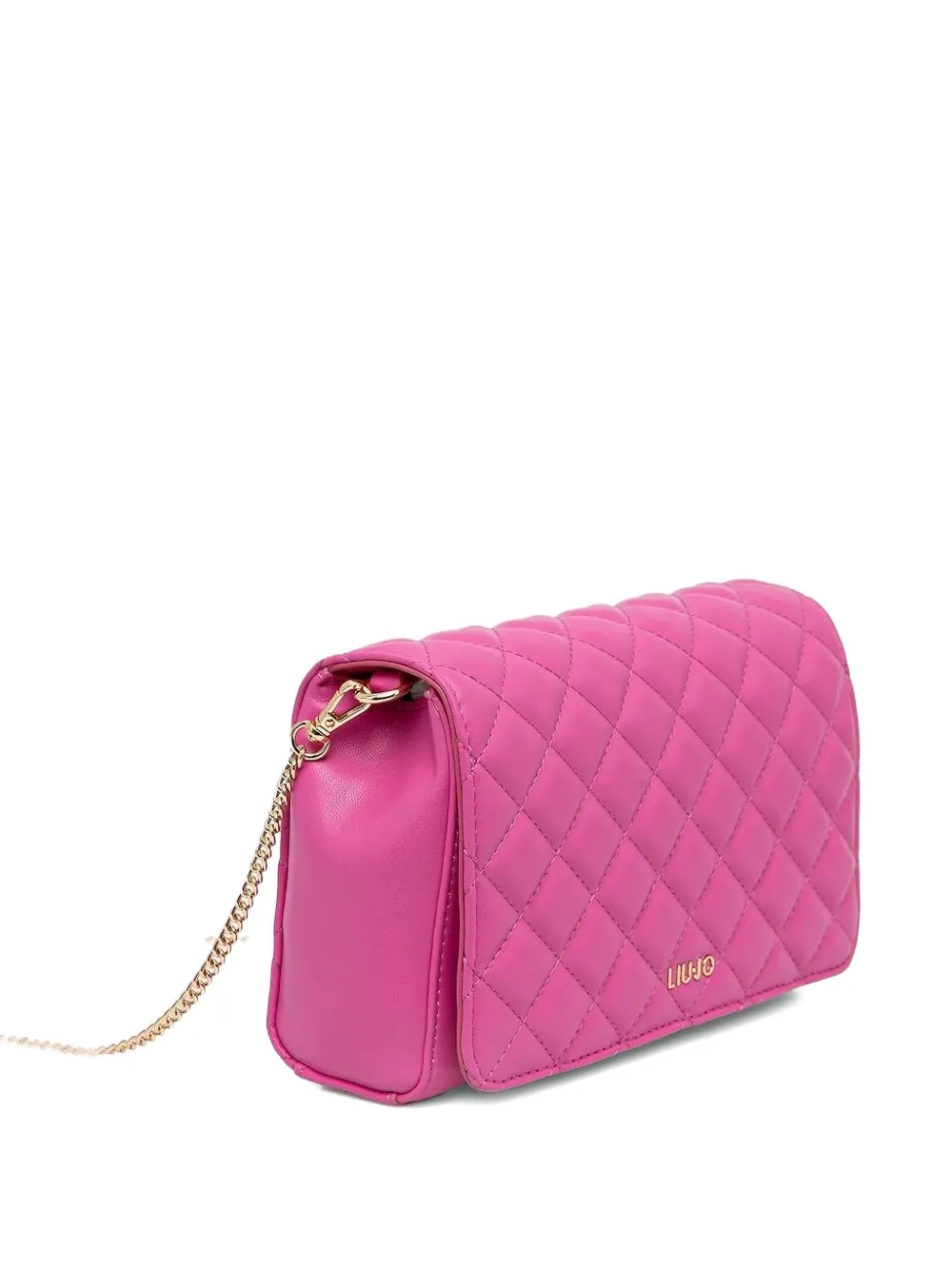Liu •jo Quilted Chain-strap Cross Body Bag In Pink