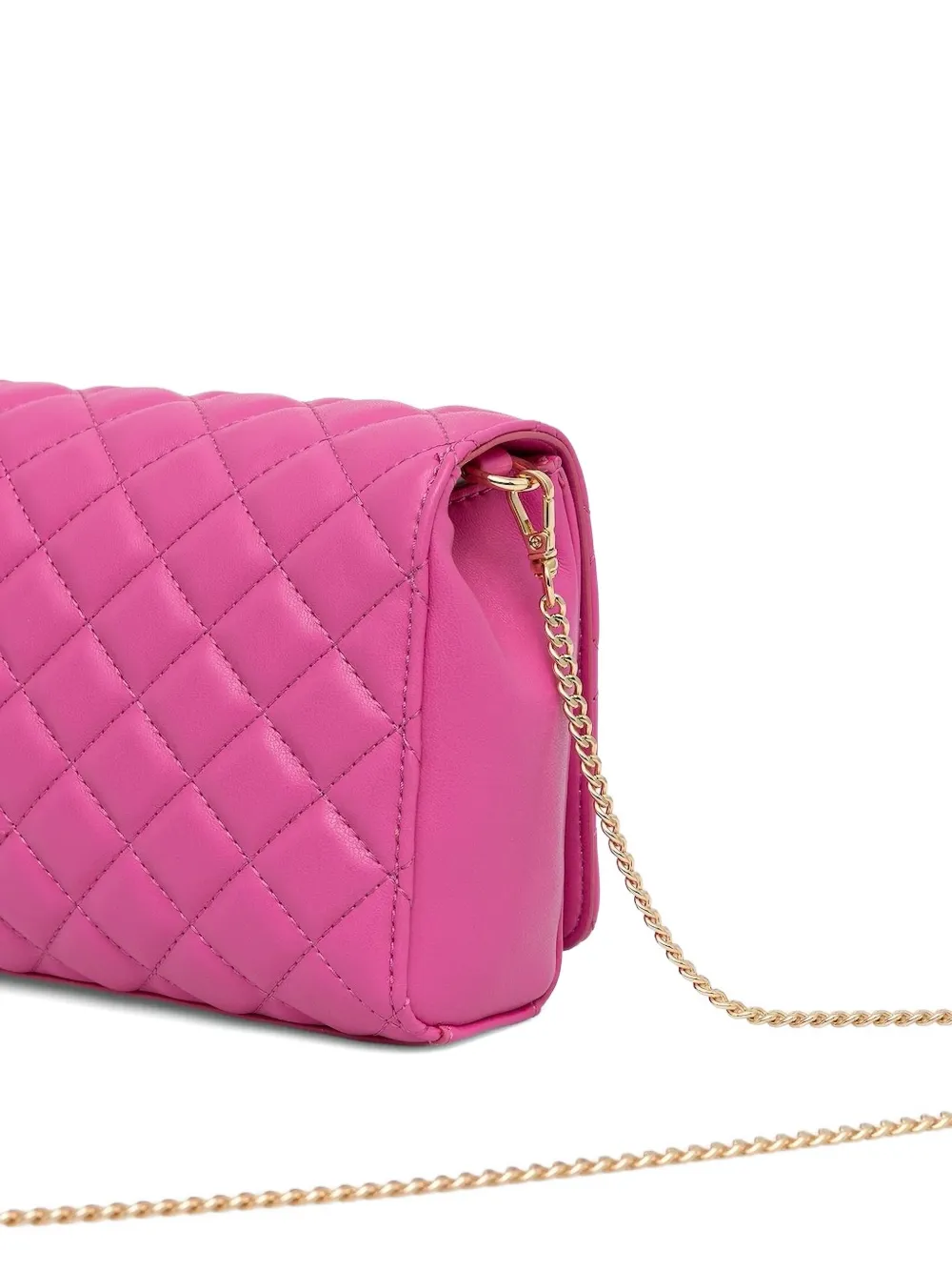 Liu •jo Quilted Chain-strap Cross Body Bag In Pink