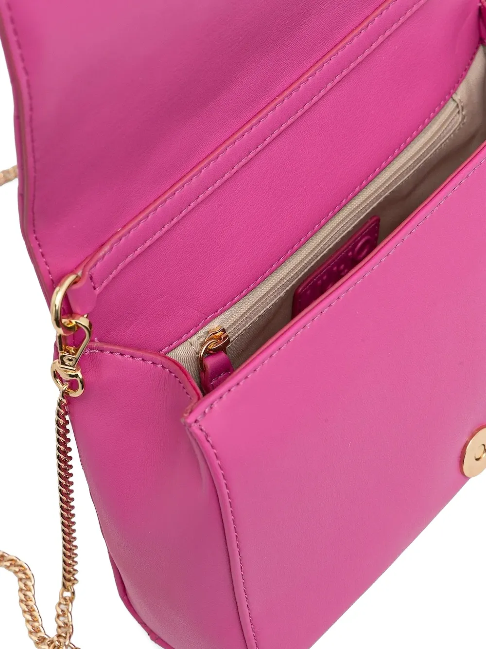 Liu •jo Quilted Chain-strap Cross Body Bag In Pink