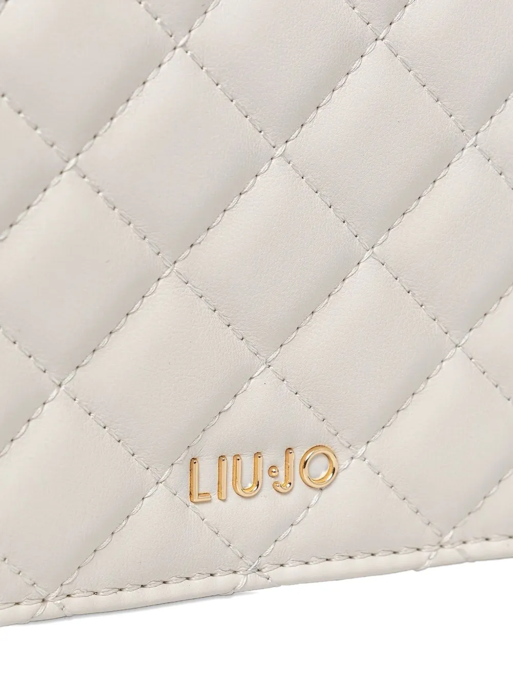 Liu •jo Quilted Chain Cross Body Bag In White