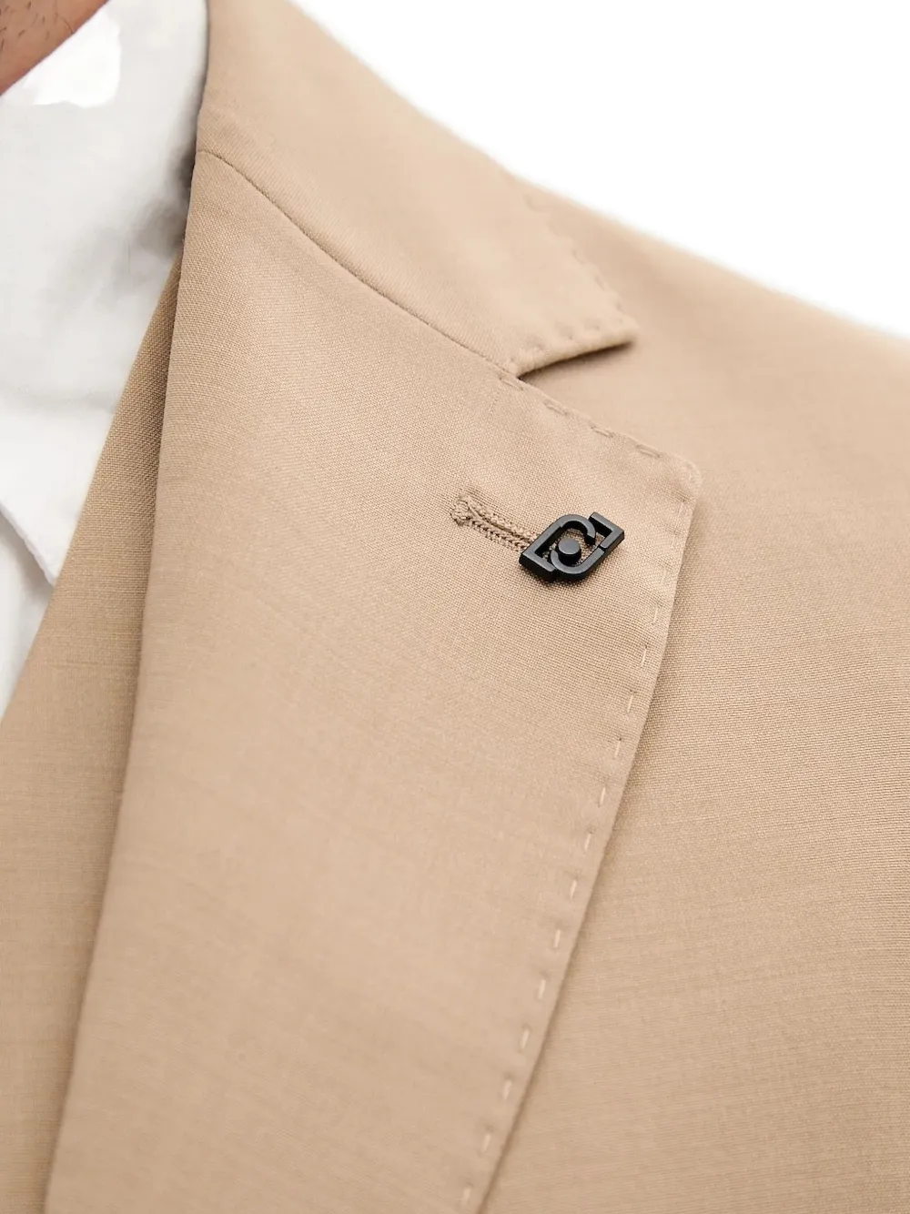 LIU JO logo-plaque two-button blazer Bruin