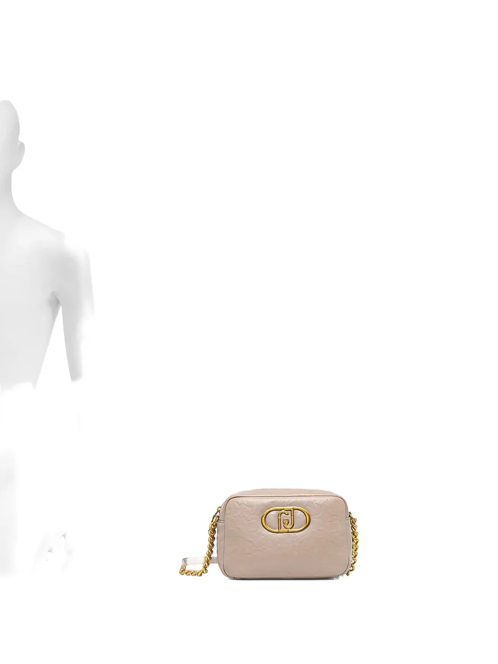 Liu •jo Chain-strap Logo-plaque Shoulder Bag In Neutral