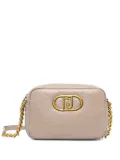 LIU JO chain-strap logo-plaque shoulder bag - Neutrals