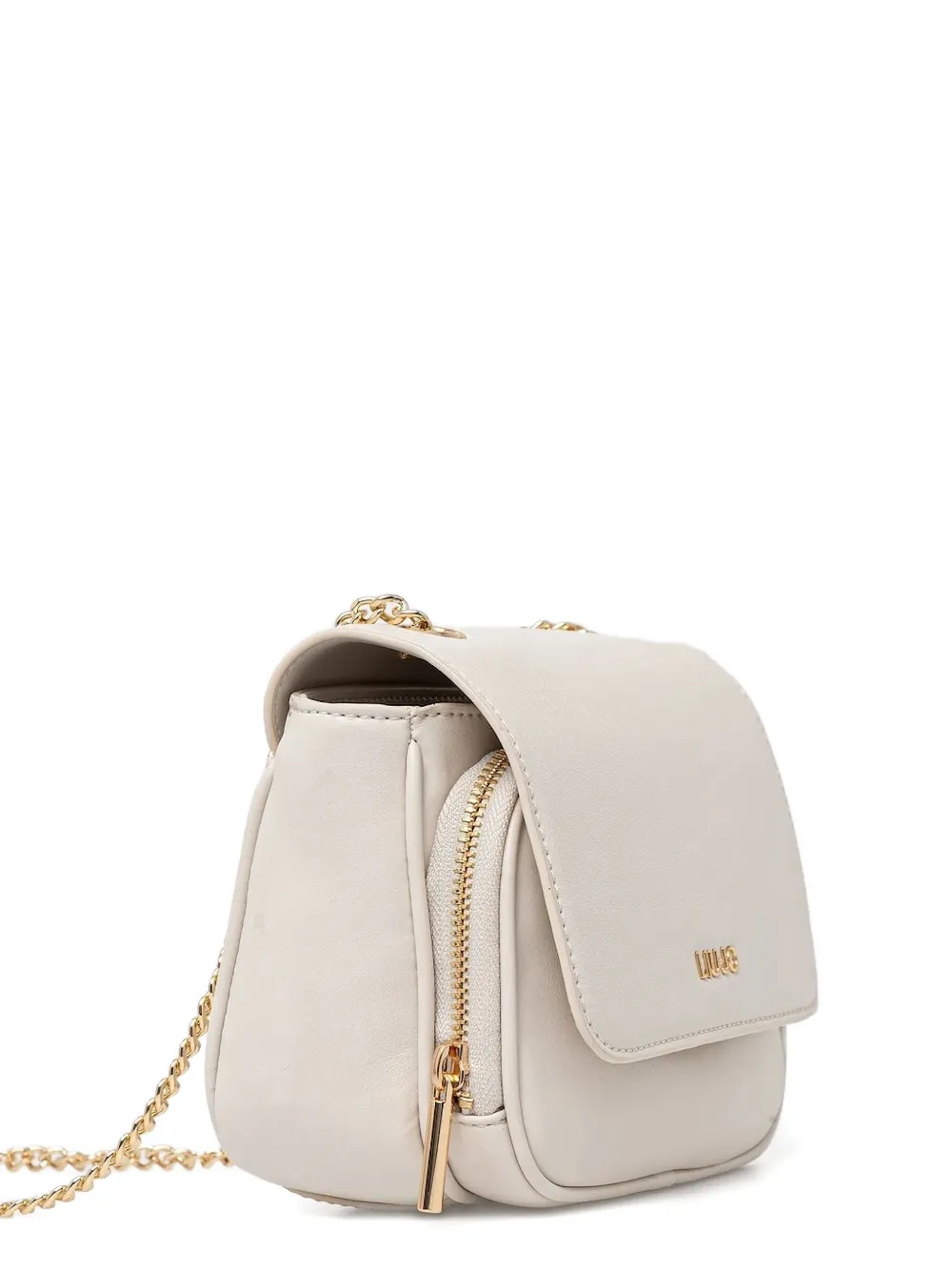 LIU JO chain-strap flap bag Beige