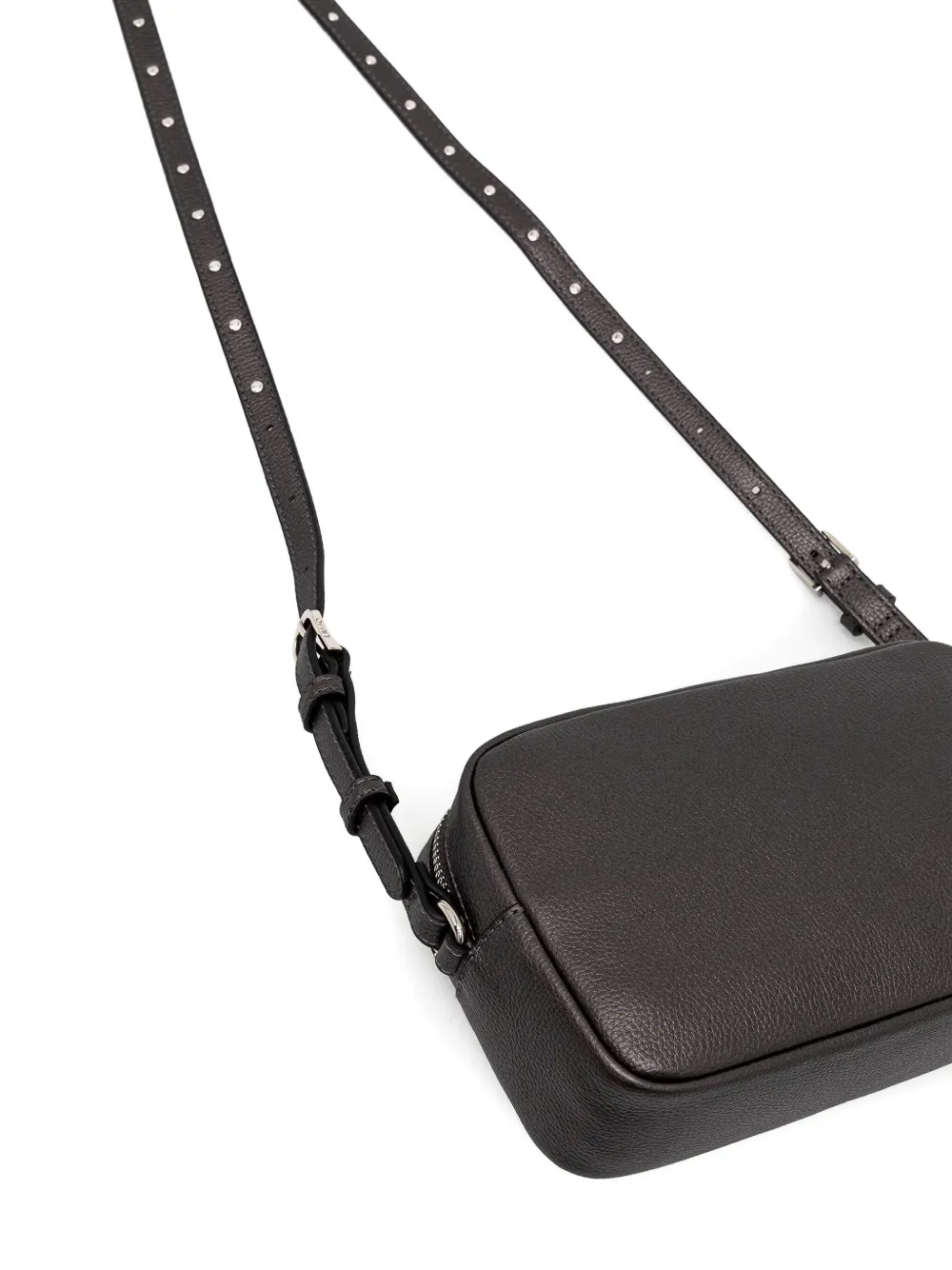 LIU JO Leren crossbodytas met logo Bruin