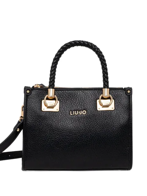 LIU JO braided-handle tote bag