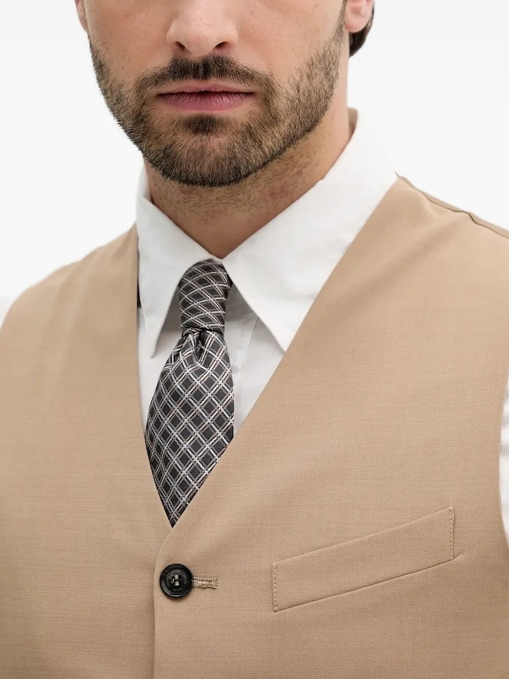 Liu •jo Three-piece Buttoned Suit In Brown