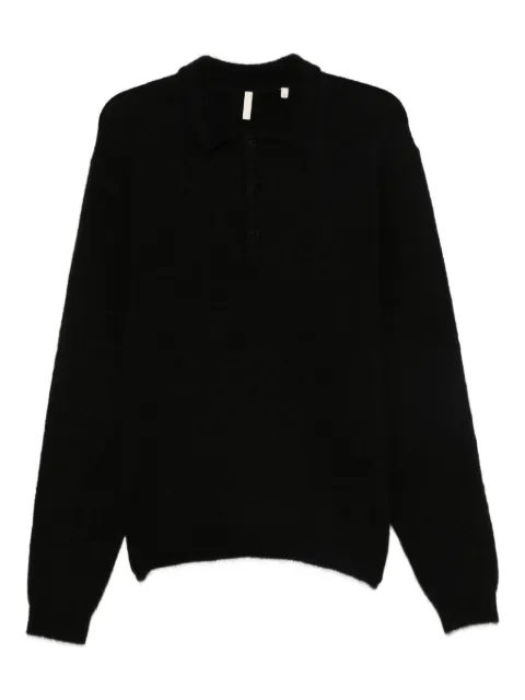Sunflower polo-collar sweater