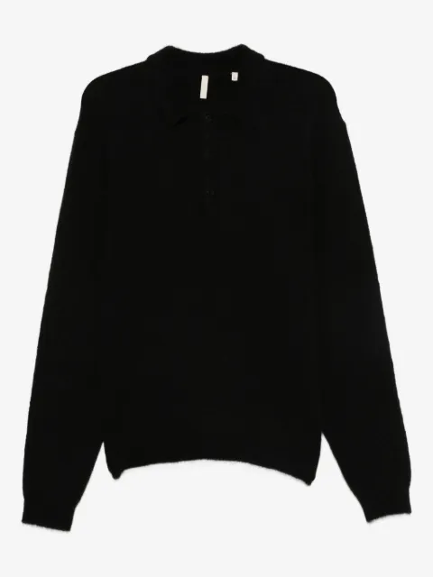 Sunflower polo-collar sweater