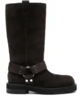 3juin Demi buckle-strap suede boots - Brown