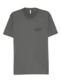Sunflower oval-logo cotton T-shirt - Grey