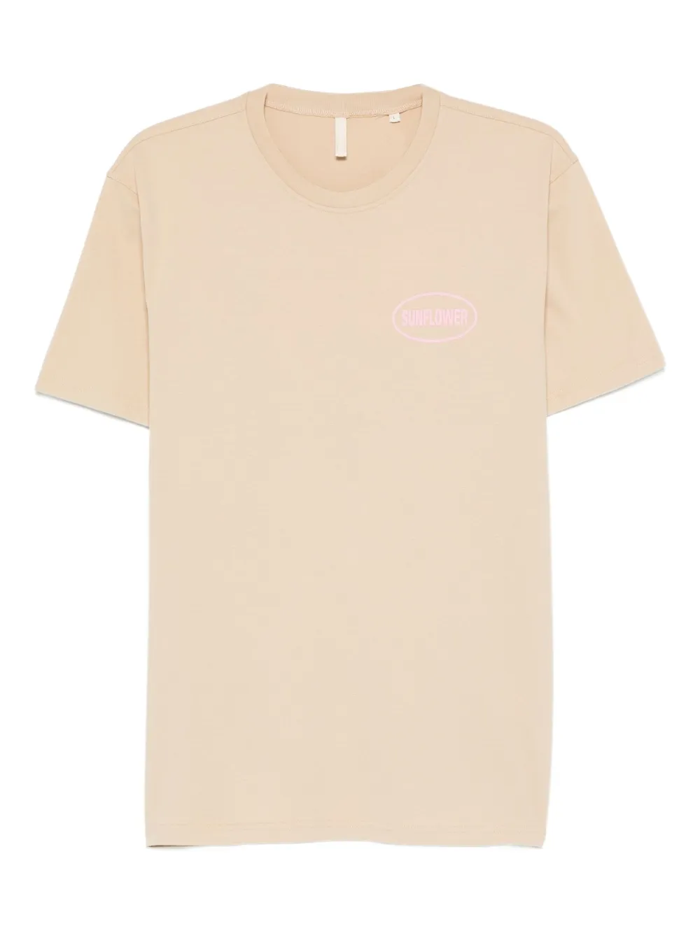 oval-logo cotton T-shirt