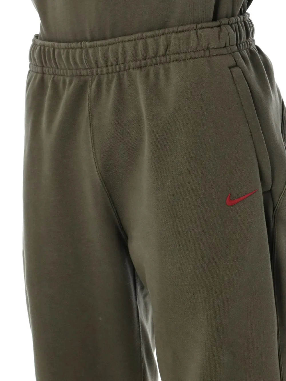 Nike Fleece trainingsbroek met elastische taille Groen