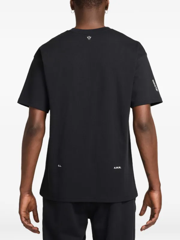 Nike NOCTA Tシャツ 黒　M Nike Nocta logo-detail T-shirt | Black | FARFETCH