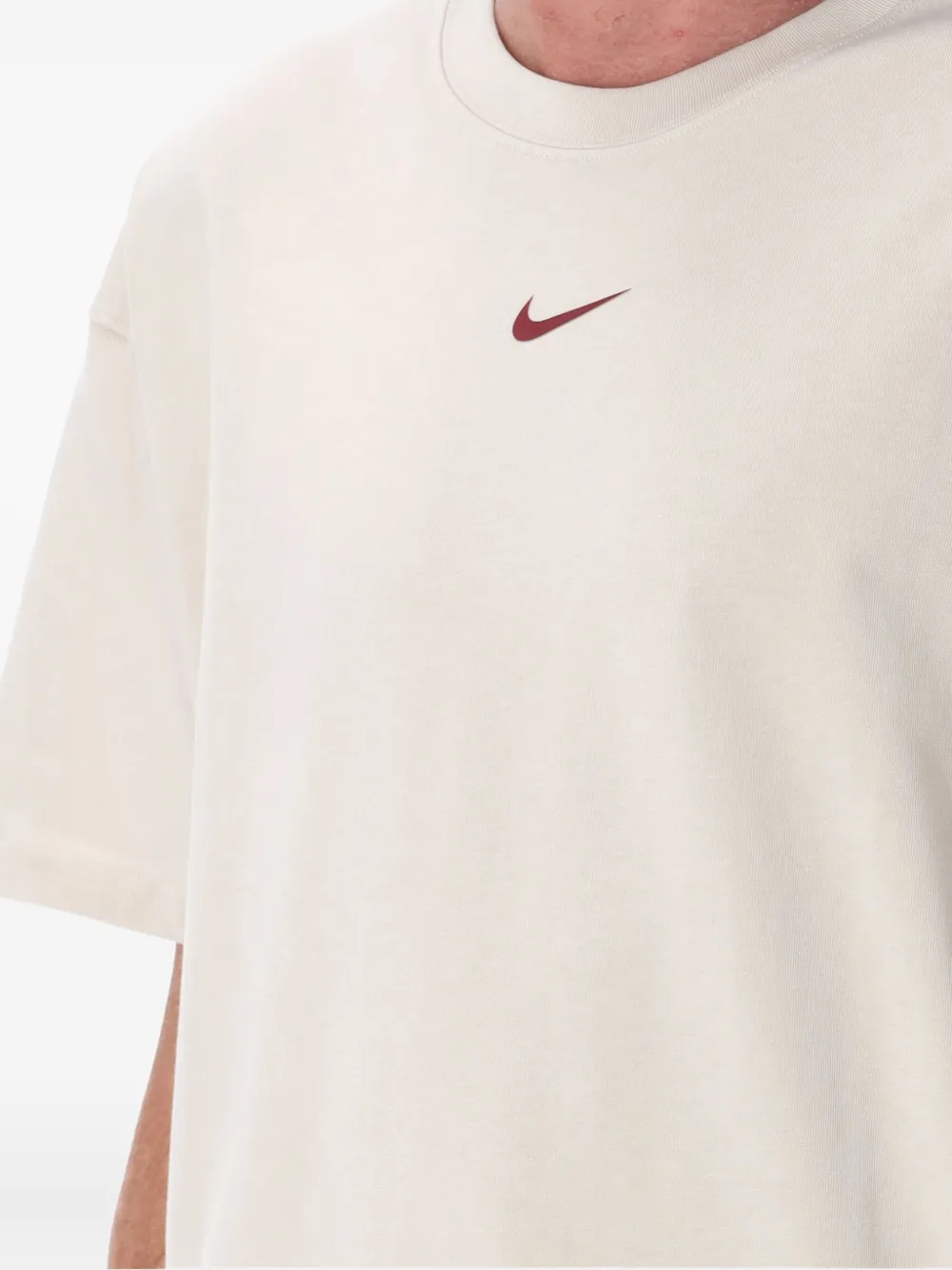 Nike T-shirt met logoprint Wit