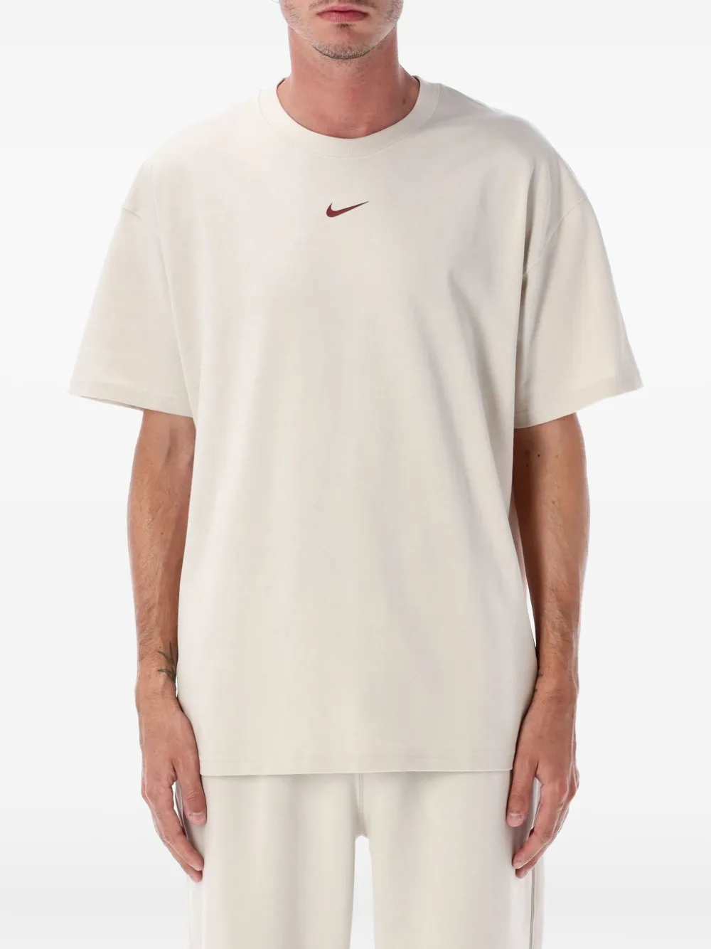 Nike T-shirt met logoprint Wit