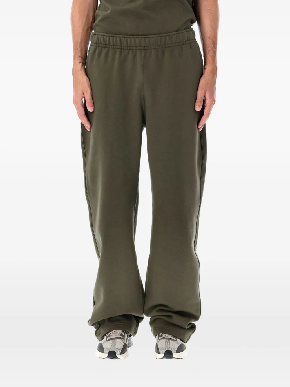 Nike Nocta fleece trainingsbroek met elastische tailleband Groen