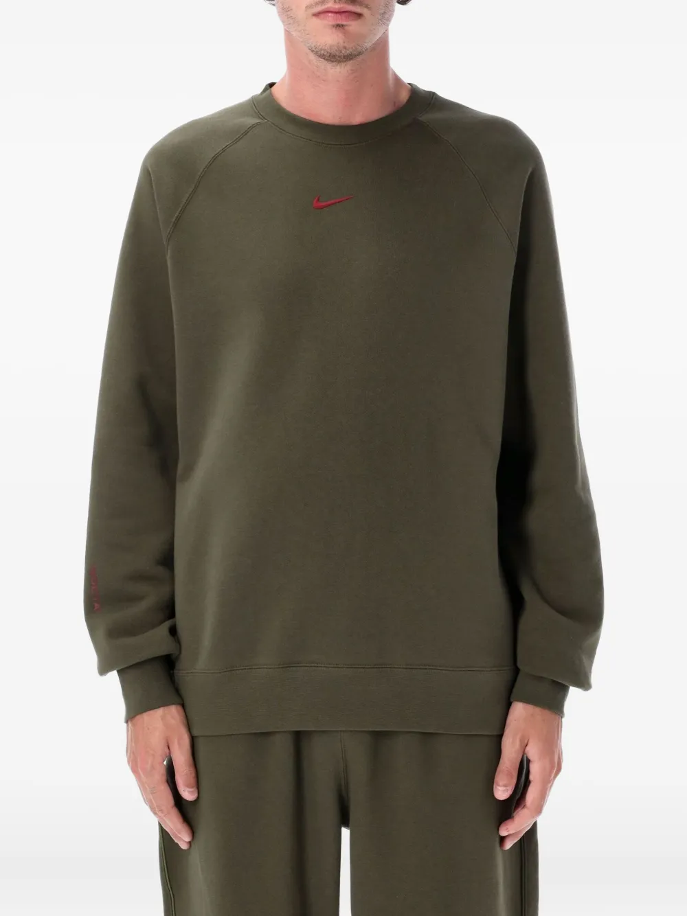 raglan-sleeve crew-neck sweatshirt