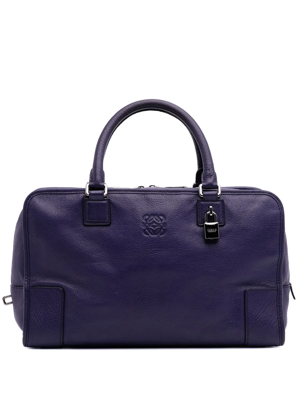 Loewe Pre-Owned 2011 Leather Amazona 36 handbag - パープル Loewe Pre-Owned 2011 Leather Amazona 36 handbag - パープル