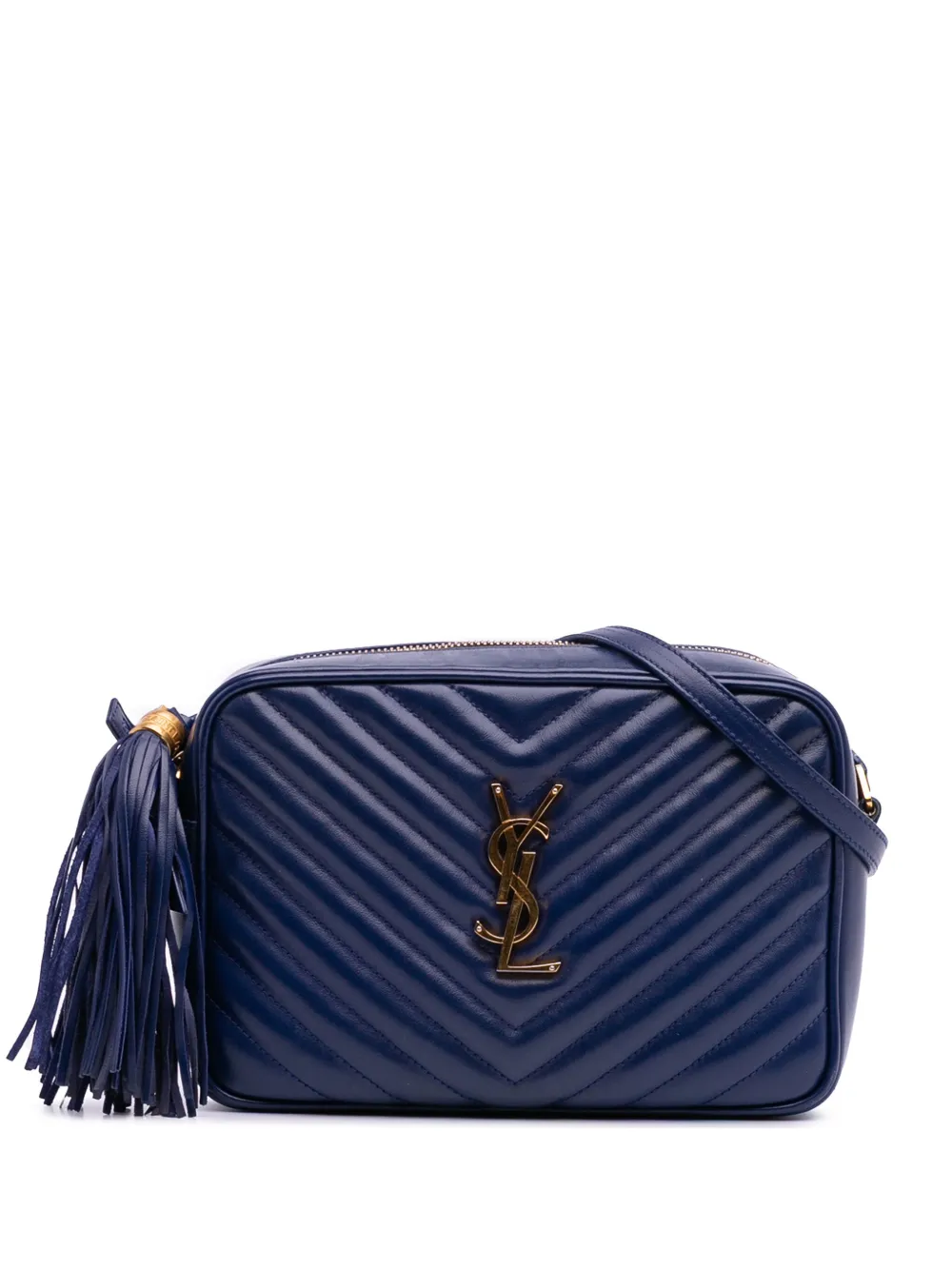 Saint Laurent Pre-Owned 2019 Quilted Calfskin Tassel Lou Camera Bag Saint Laurent Pre-Owned 2019 Quilted Calfskin Tassel Lou Camera Bag