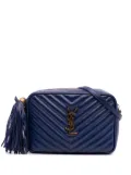 Saint Laurent Pre-Owned 2019 Quilted Calfskin Tassel Lou Camera Bag crossbody bag - Blue