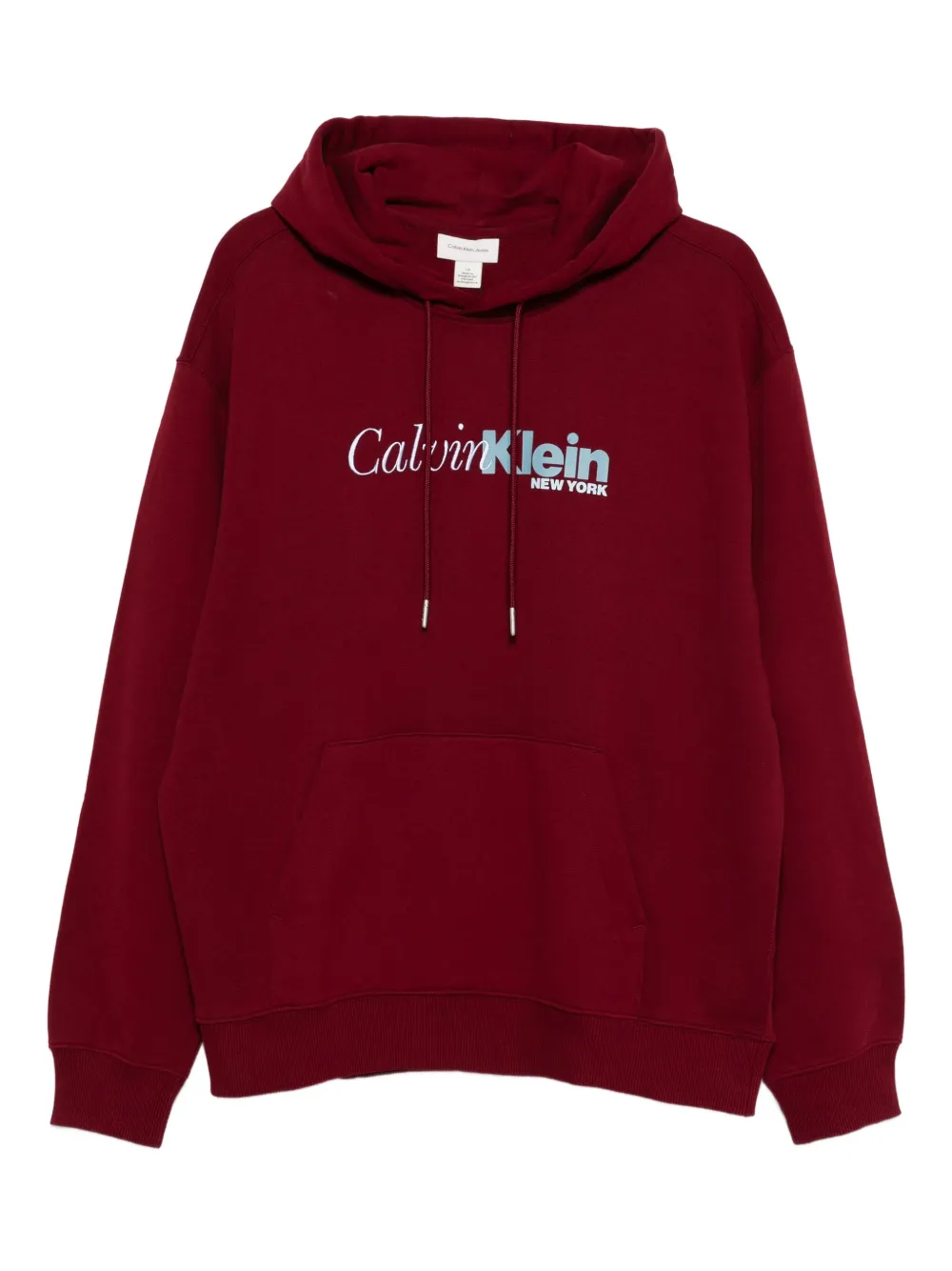 Calvin Klein Jeans logo-print hoodie | Red | Image 1