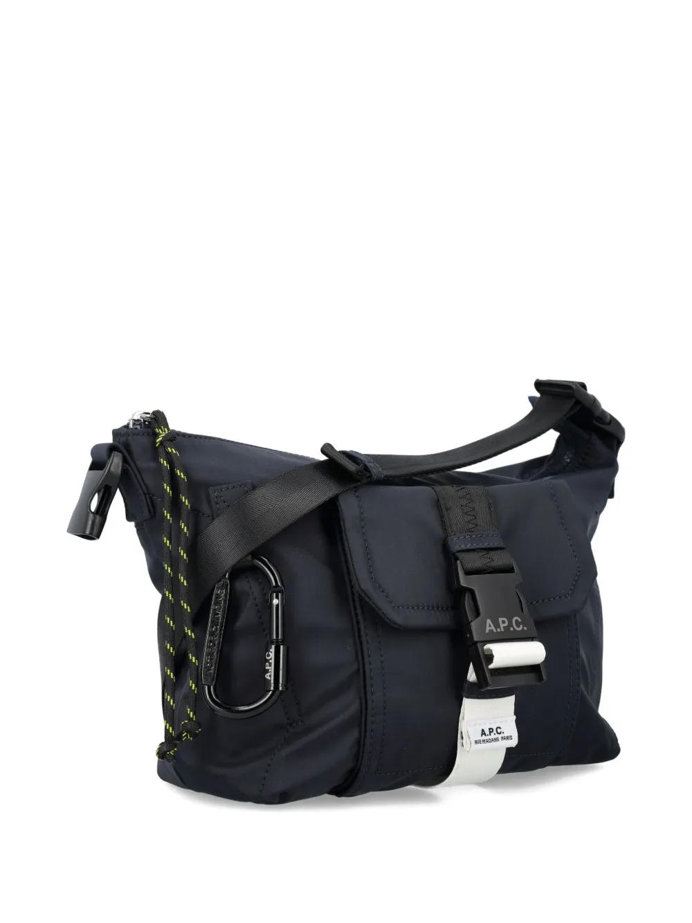 Apc Trek Crossbody Bag With Adjustable Shoulder Strap In Black