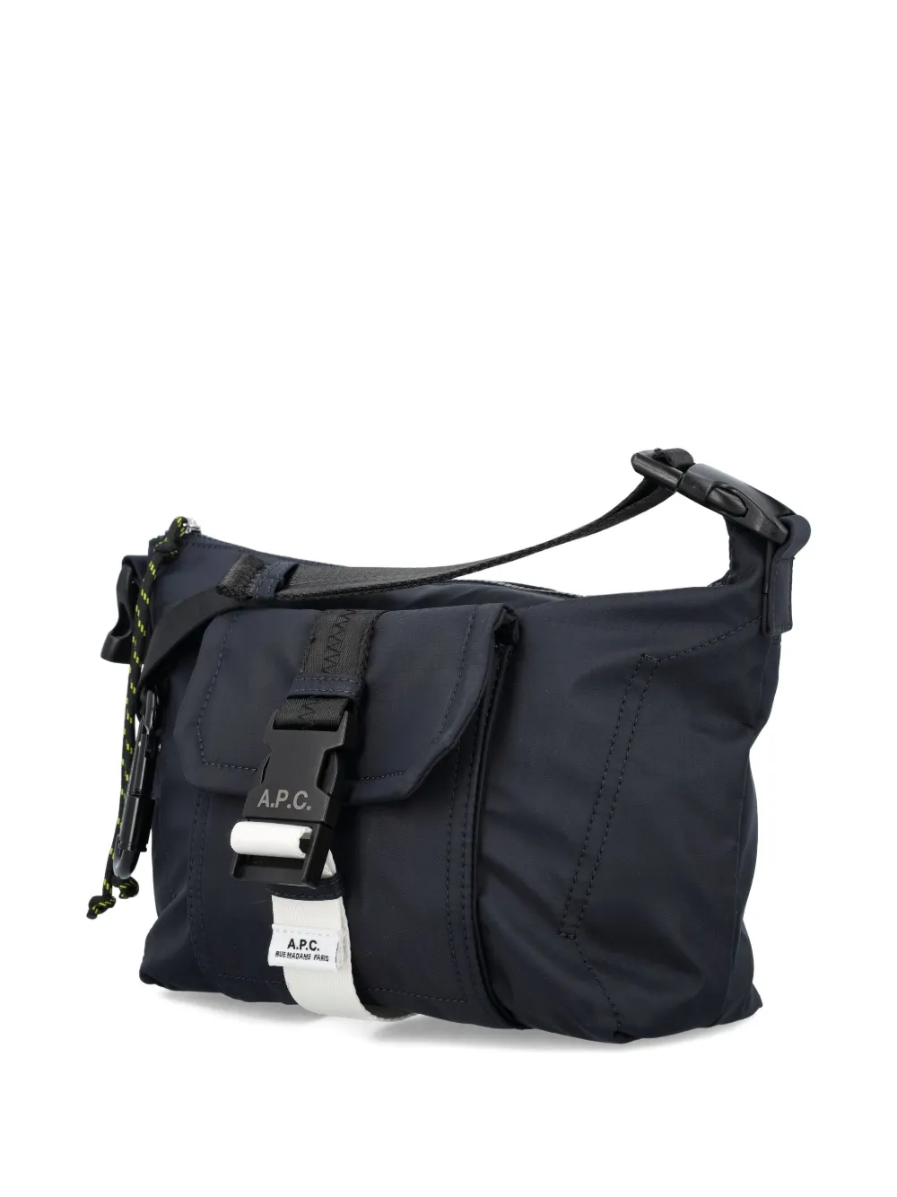 Apc Trek Crossbody Bag With Adjustable Shoulder Strap In Black