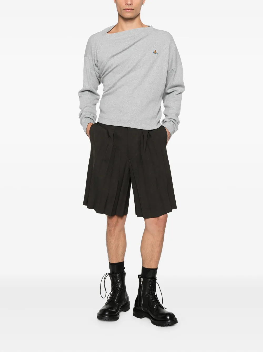 Vivienne Westwood Hebo top met lange mouwen Grijs