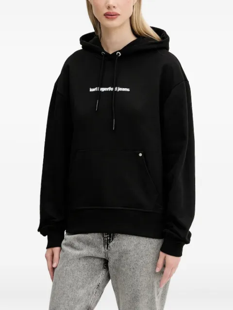 Karl Lagerfeld Jeans logo-print hoodie