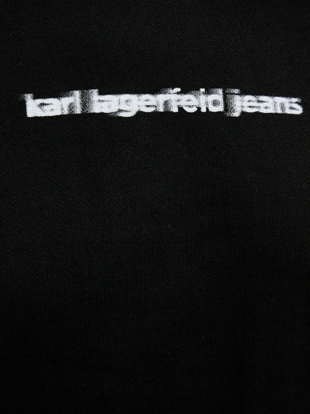 Karl Lagerfeld Jeans Hoodie met logoprint Zwart