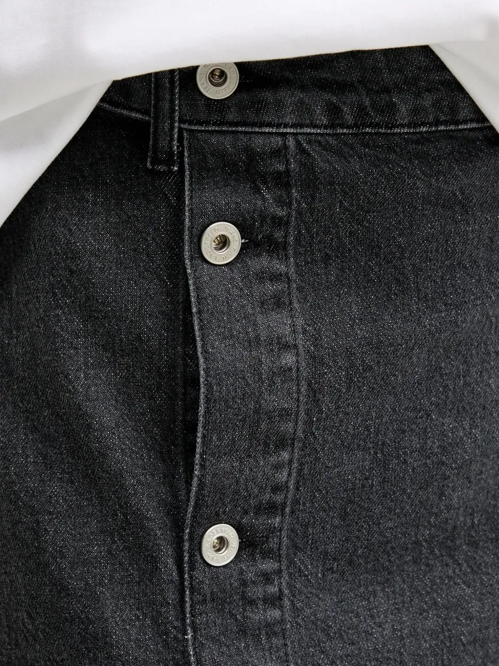 Karl Lagerfeld Jeans button-front denim skirt Grijs
