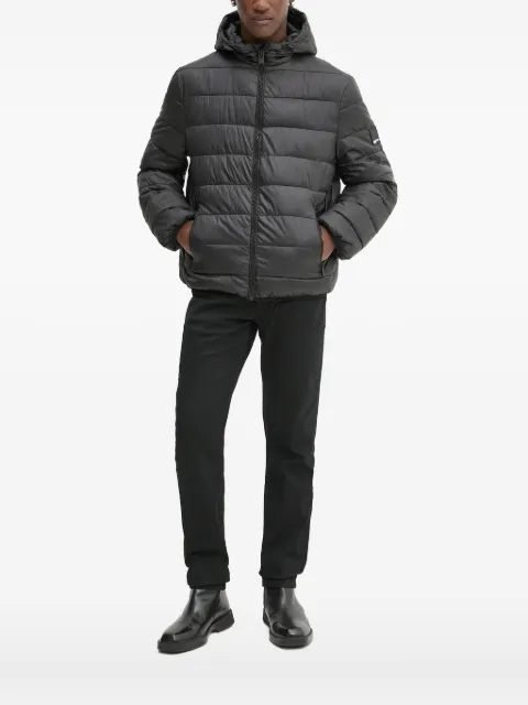 Karl Lagerfeld Jeans quilted hooded jacket