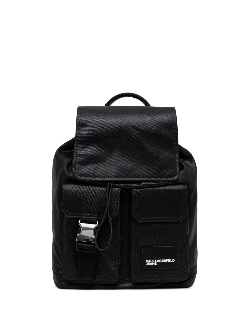 buckle-pocket flap backpack