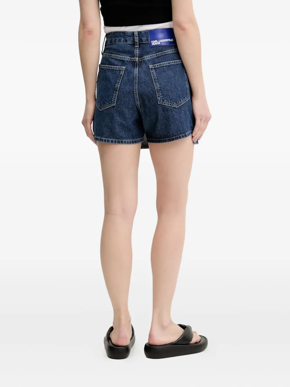 Karl Lagerfeld Jeans denim skorts Blauw
