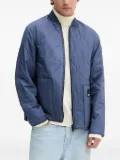 Karl Lagerfeld Jeans logo-patch turtleneck sweater - White