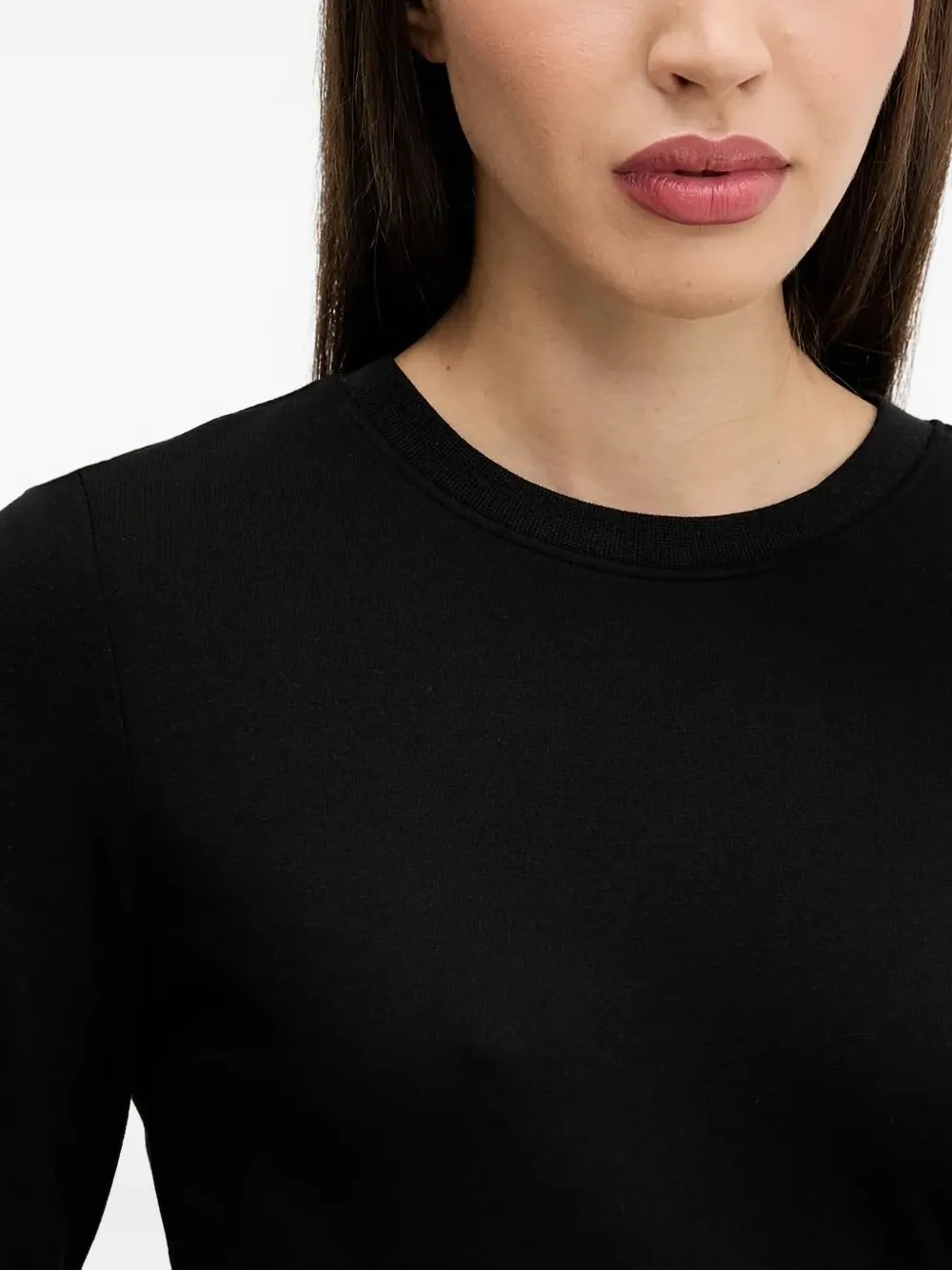 Karl Lagerfeld Jeans Flared mini-jurk met logoband Zwart