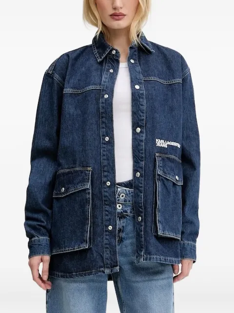 Karl Lagerfeld Jeans pocket-detail denim shirt