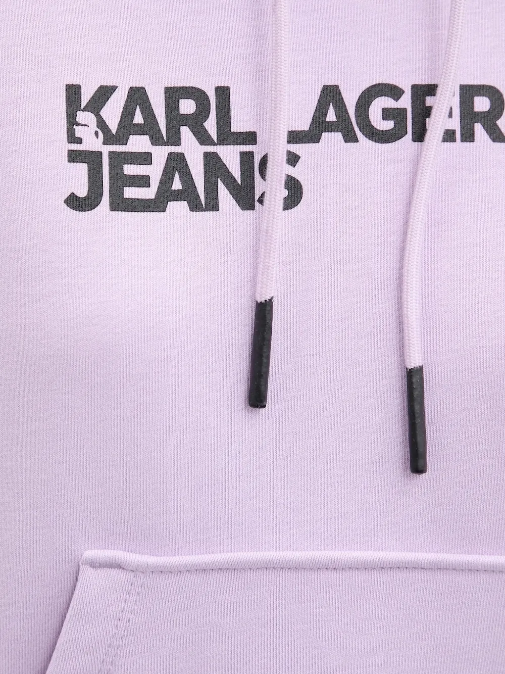 Karl Lagerfeld Jeans Hoodie met logoprint Paars