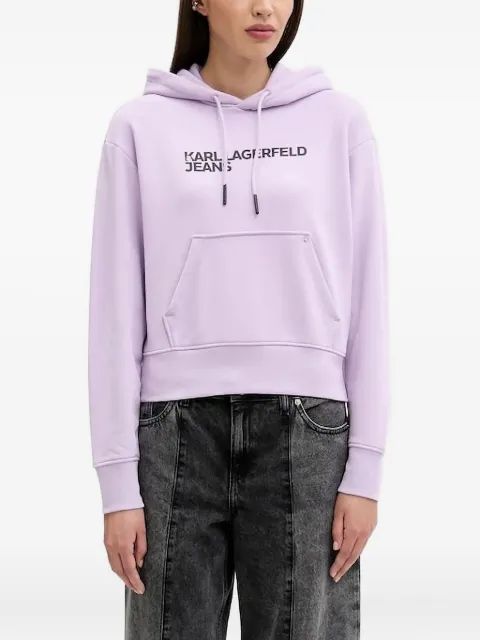 Karl Lagerfeld Jeans logo-print hoodie