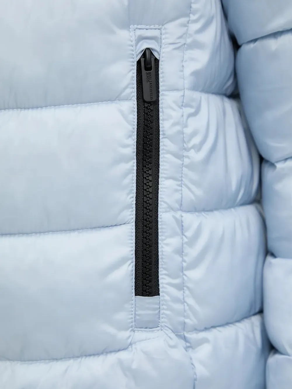 Karl Lagerfeld Jeans Donsjack met capuchon Blauw