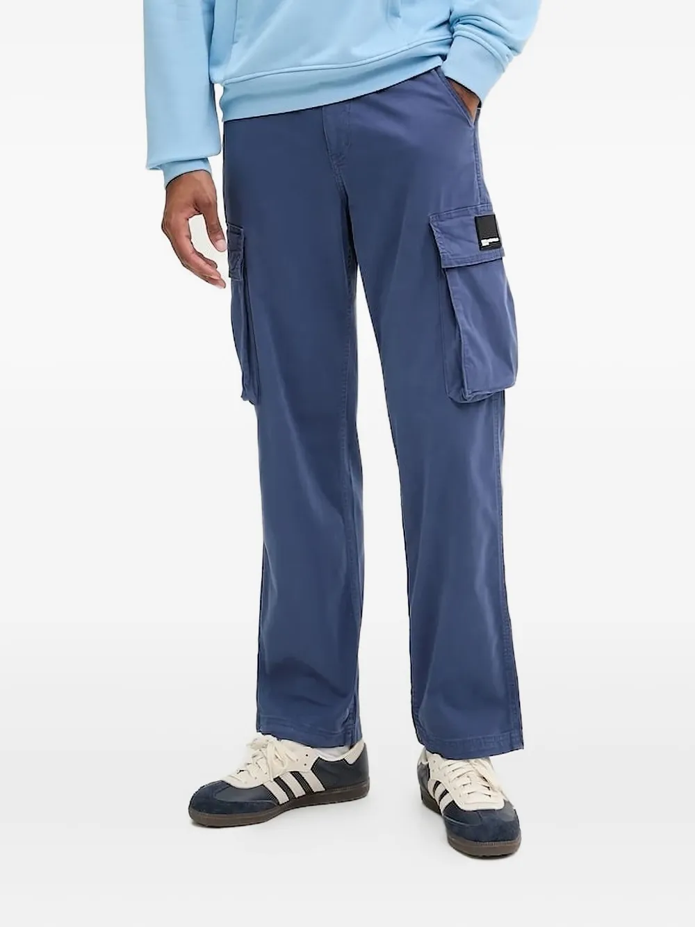 Karl Lagerfeld Jeans cargo-pocket trousers Blauw