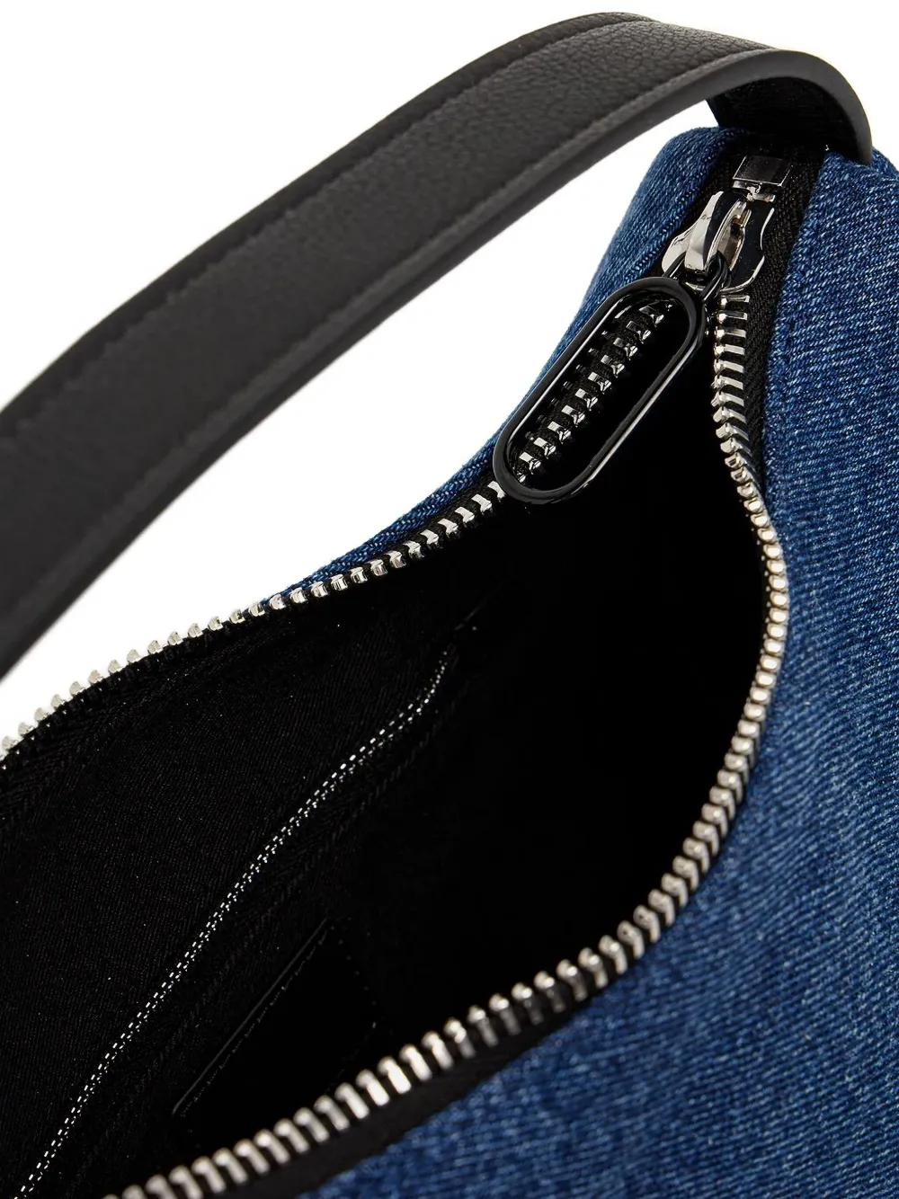 Karl Lagerfeld Jeans Box Logo denim crossbodytas Blauw