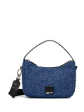 Karl Lagerfeld Jeans Box Logo denim crossbody bag - Blue
