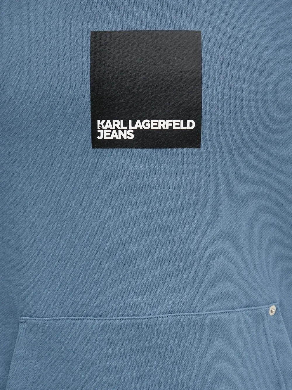 Karl Lagerfeld Jeans Hoodie met logopatch Blauw