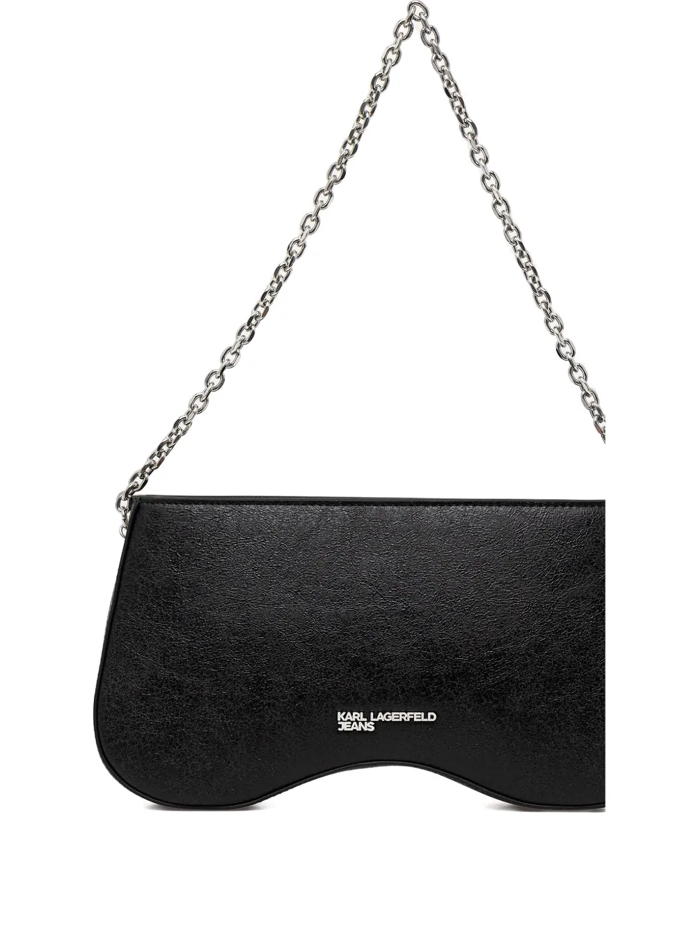 Karl Lagerfeld Jeans chain-strap K-logo shouder bag Zwart