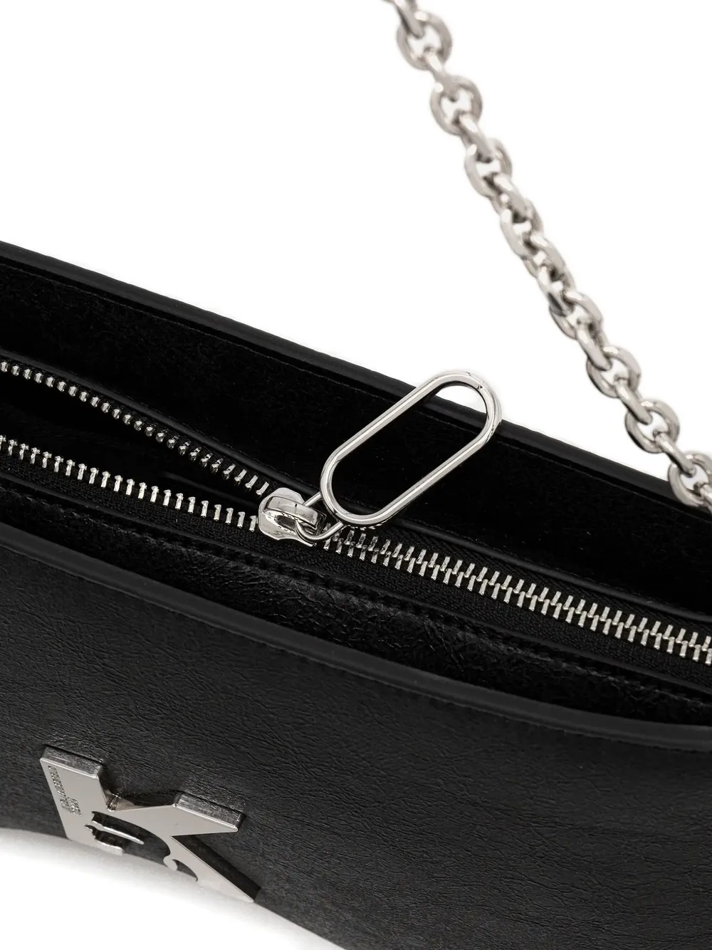 Karl Lagerfeld Jeans chain-strap K-logo shouder bag Zwart