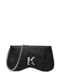 Karl Lagerfeld Jeans chain-strap K-logo shouder bag - Black