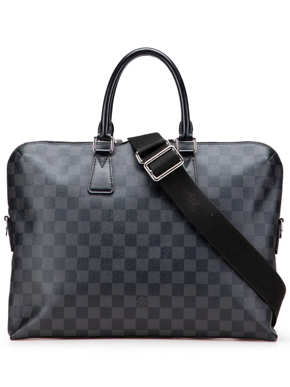 Louis Vuitton Pre-Owned 2014 ダミエ グラフィット ポルト ドキュマン ジュール ビジネスバッグ - ブラック Louis Vuitton Pre-Owned 2014 ダミエ グラフィット ポルト ドキュマン ジュール ビジネスバッグ - ブラック