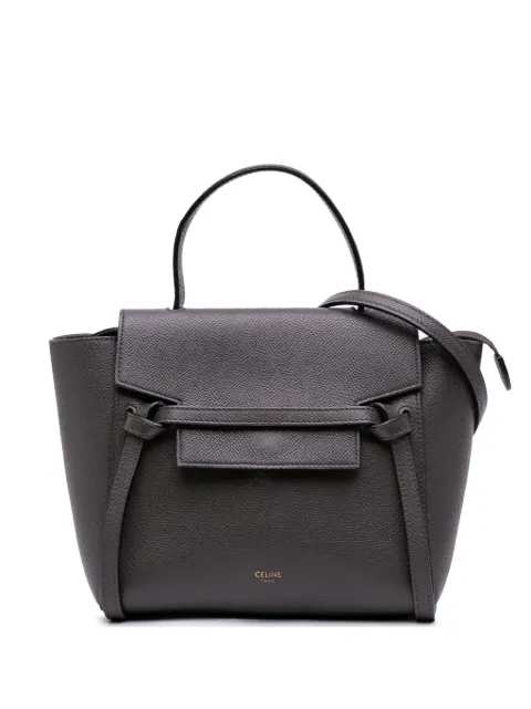 Celine Pre-Owned 2019 Nano Grained Calfskin Belt Bag satchel